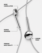 Chromium Wired Earbuds