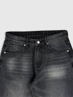 Stone Wash Denim Jeans