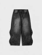 Wave Washed Baggy Jeans