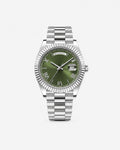 Green Dial Presi Watch